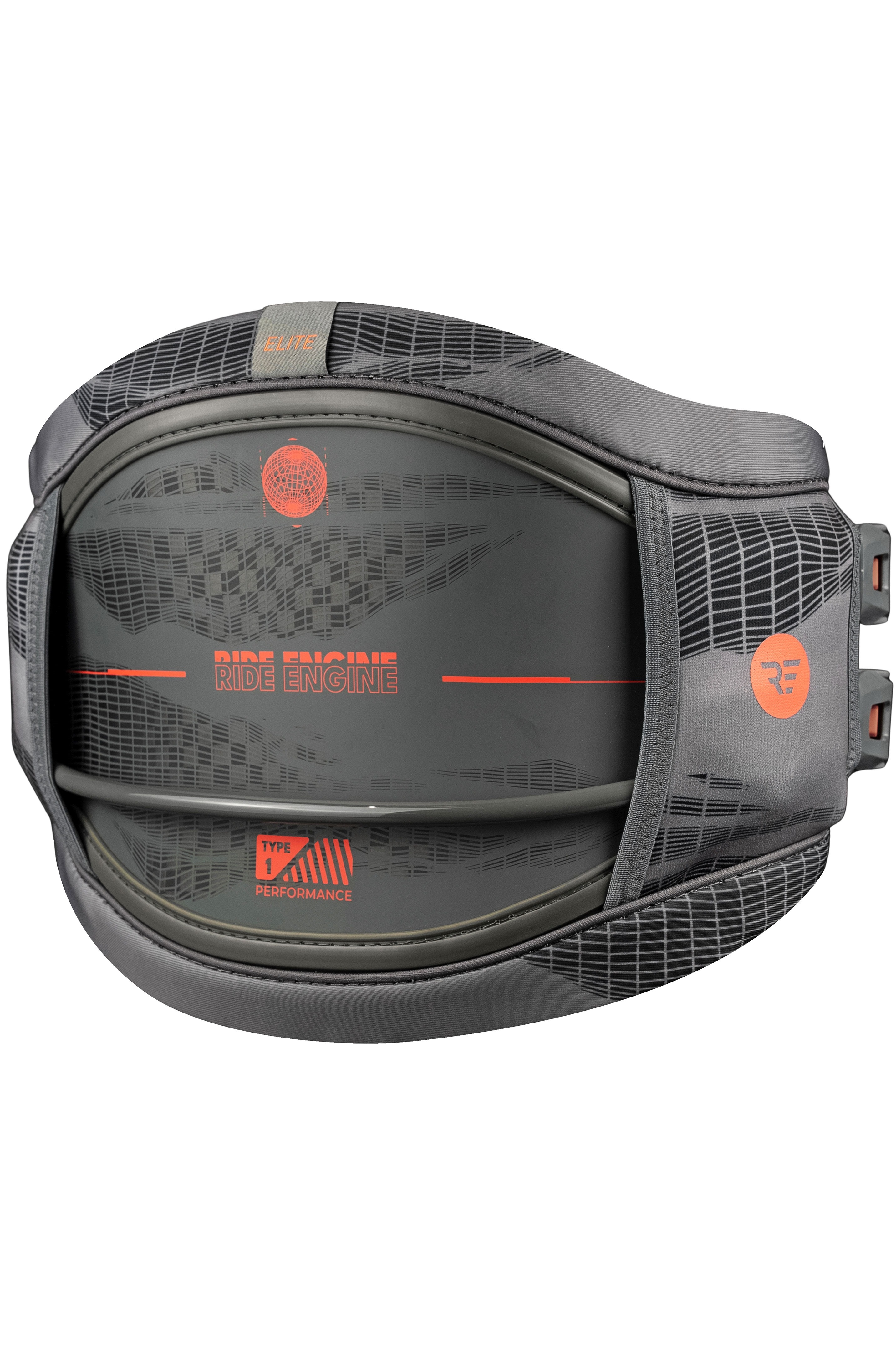 Harnais Kitesurf Ceinture Ride Engine Elite Carbon Type 1 Graphite