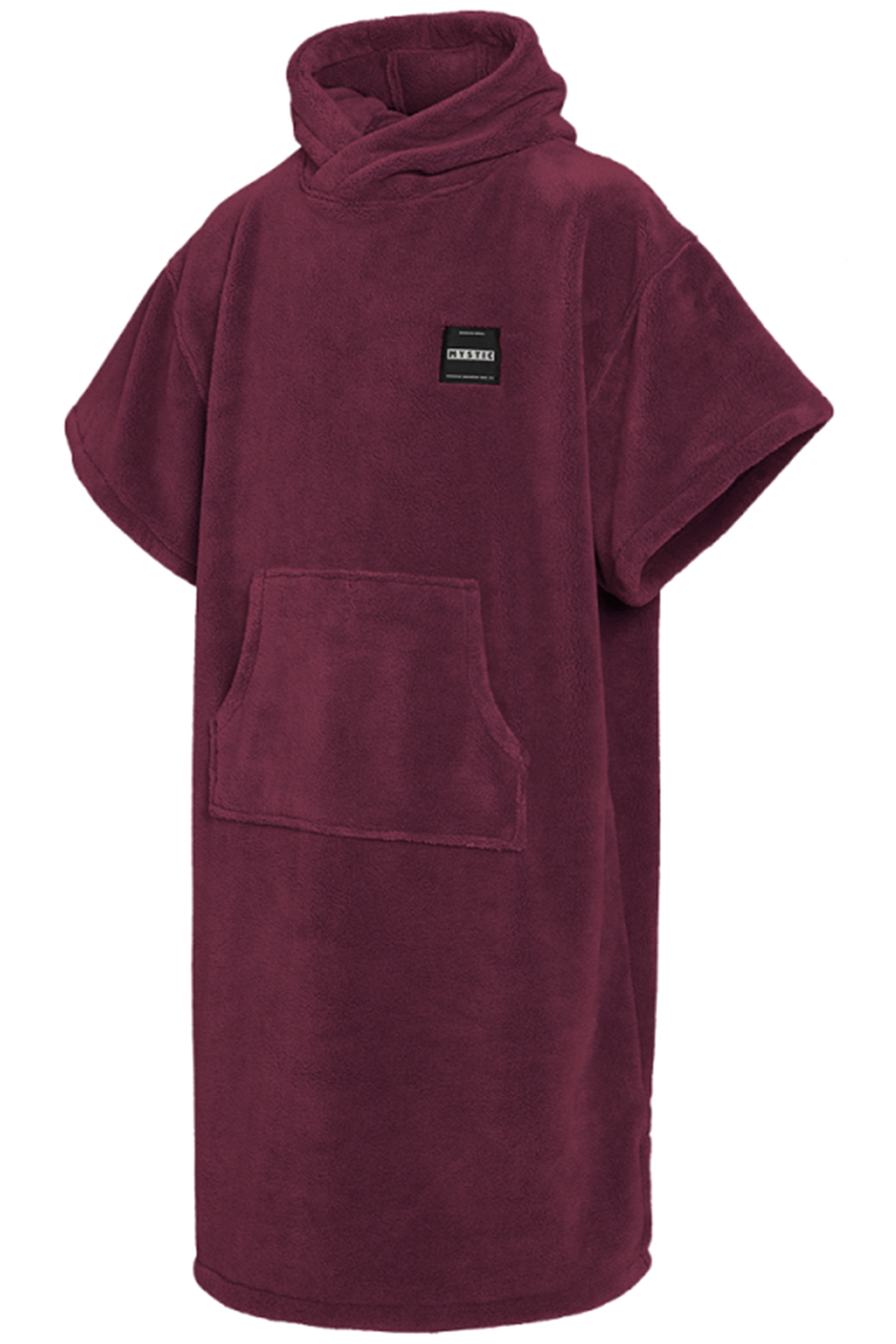 Poncho Mystic Teddy Oxblood Red