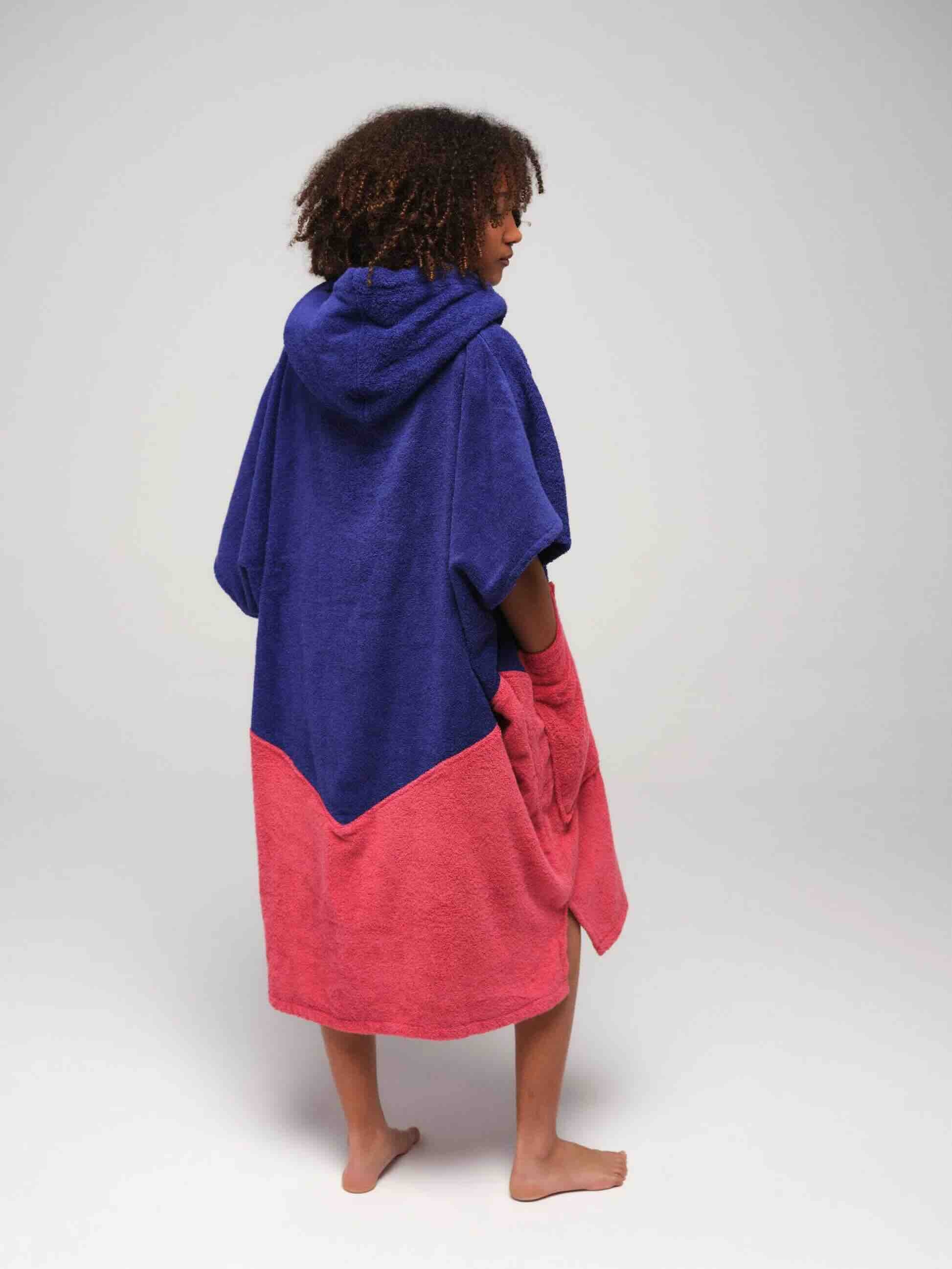 Poncho All-In Spectrum Rose