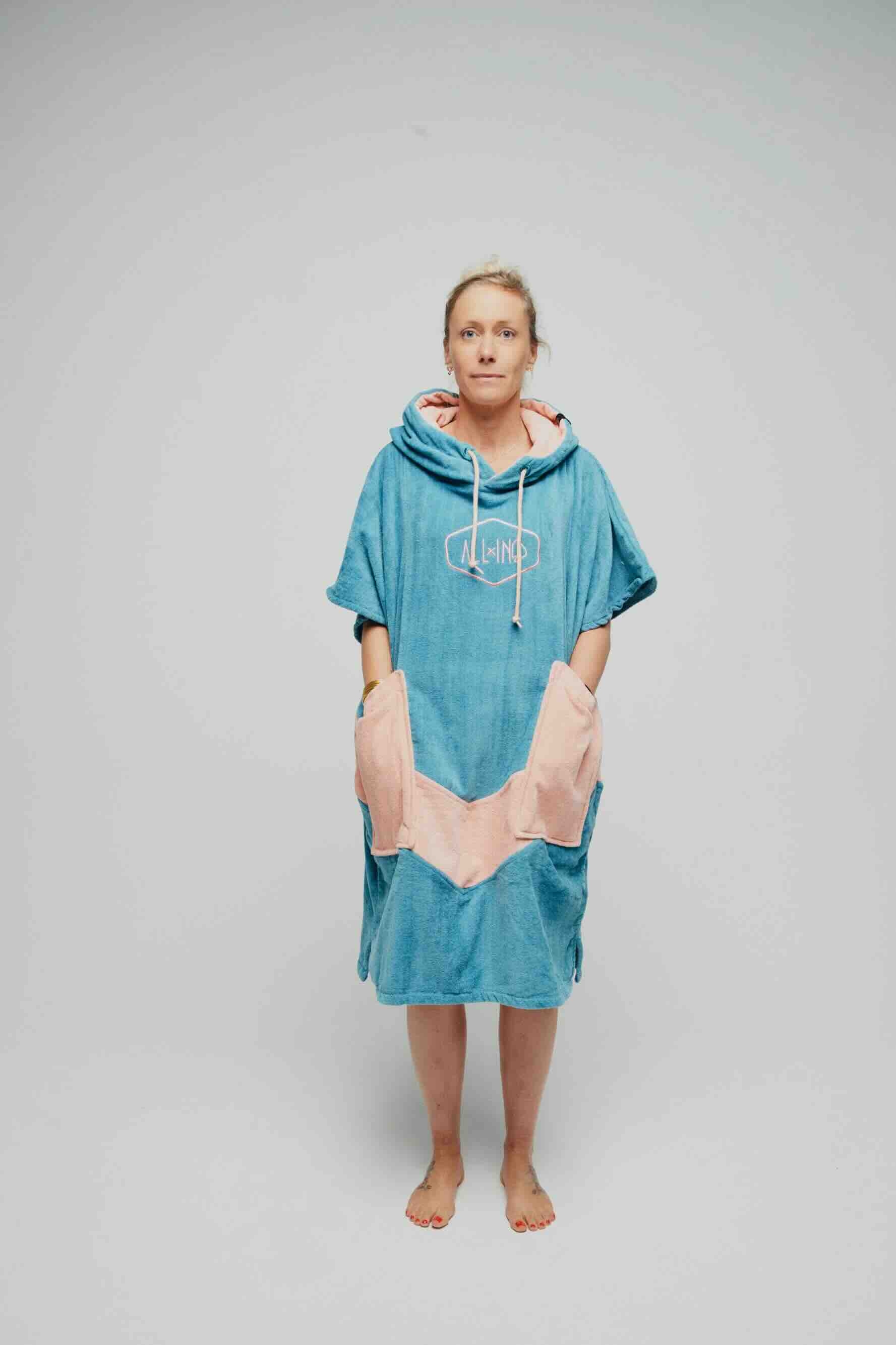 Poncho ALL-IN Blue Madame