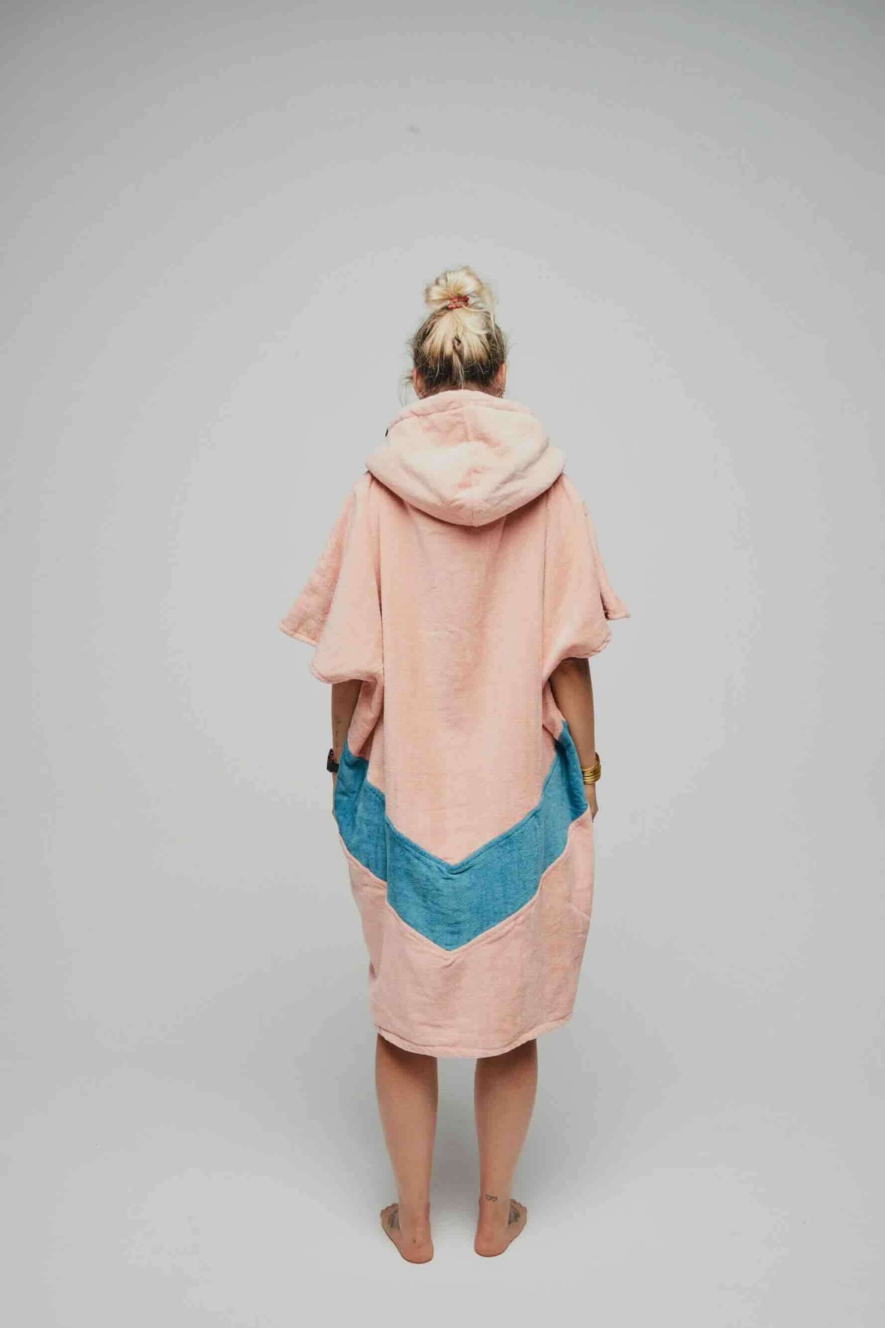 Poncho ALL-IN Coral Blue
