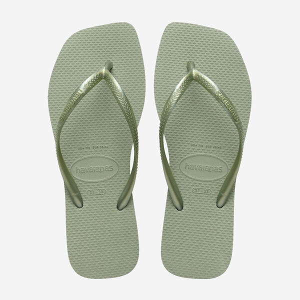 Tong Havaianas Slim Square Smoke Green