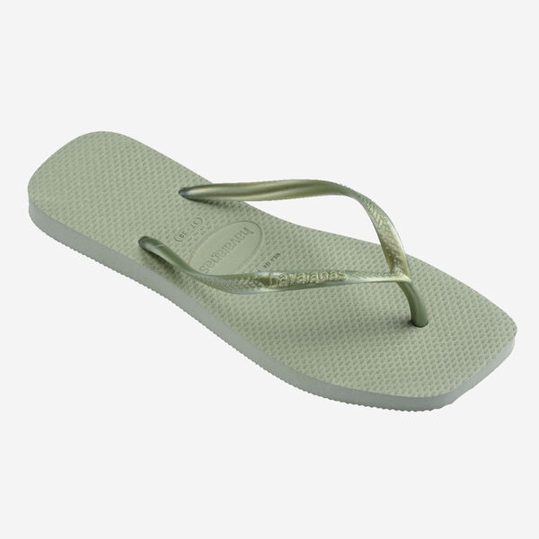Tong Havaianas Slim Square Smoke Green