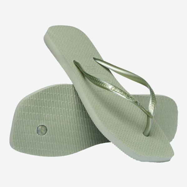 Tong Havaianas Slim Square Smoke Green