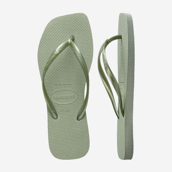 Tong Havaianas Slim Square Smoke Green