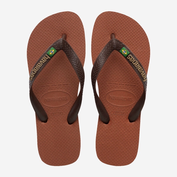 Tong Havaianas Brasil Logo Coffee