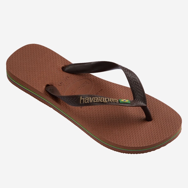 Tong Havaianas Brasil Logo Coffee