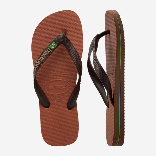 Tong Havaianas Brasil Logo Coffee