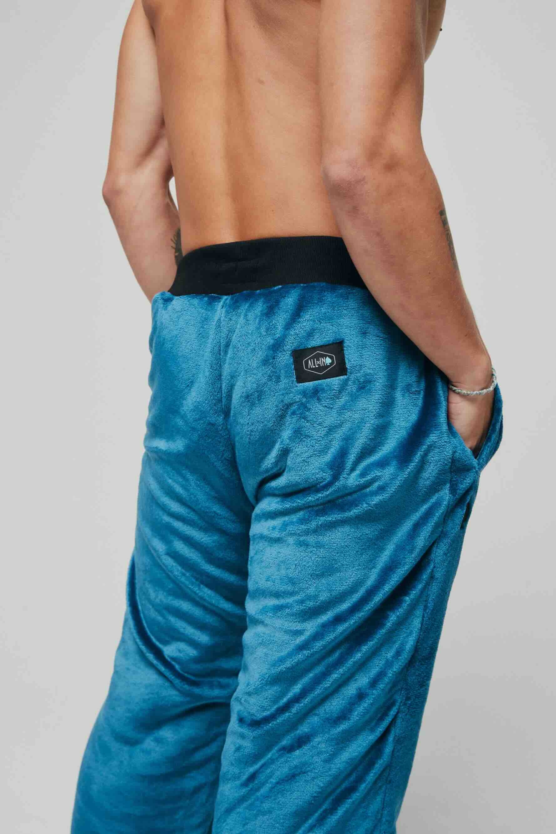 Jogging Plaid Blue Ocean