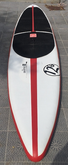 Red paddle de race 12'6 