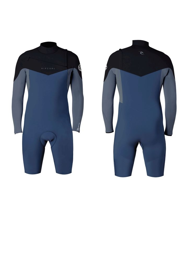 Shorty Dawn Patrol 3/2 Chest Zip LS Shorty Dawn Patrol 3/2 Chest Zip LS