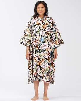 Poncho Billabong Femme Paradise Black