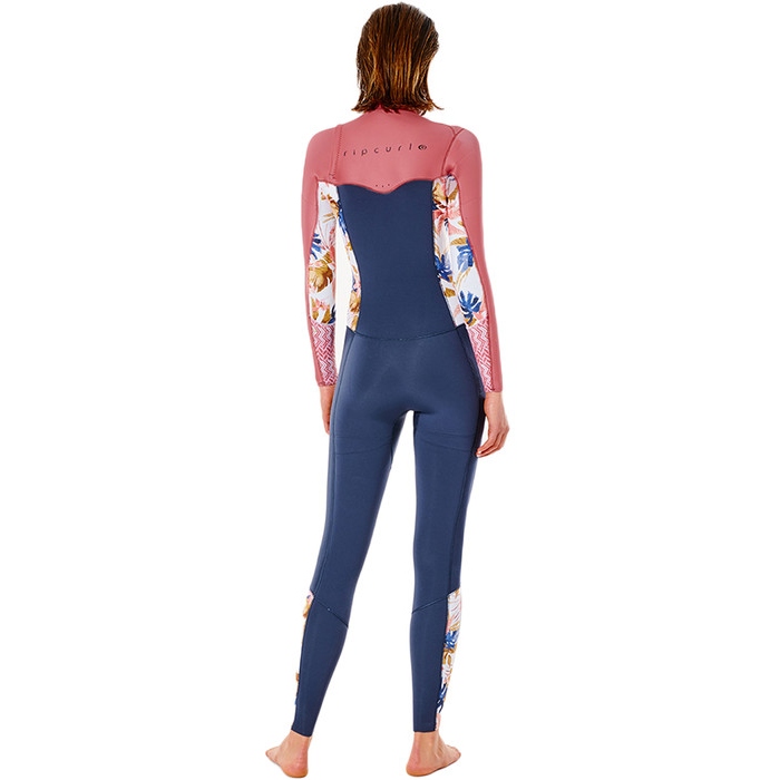 Combinaison femme Rip Curl Dawn Patrol 5/3 Chest Zip Slate Rose
