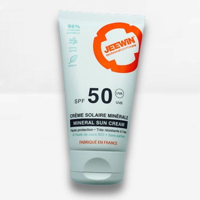 Crème solaire minérale SPF 50 waterproof